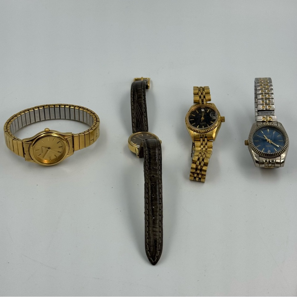 4 Watches For Parts or Repair Women’s Watches Seiko Pulsar Poor Condition